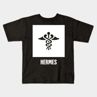 Hermes | Greek Mythology God Symbol Kids T-Shirt